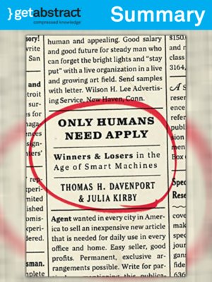 cover image of Only Humans Need Apply (Summary)